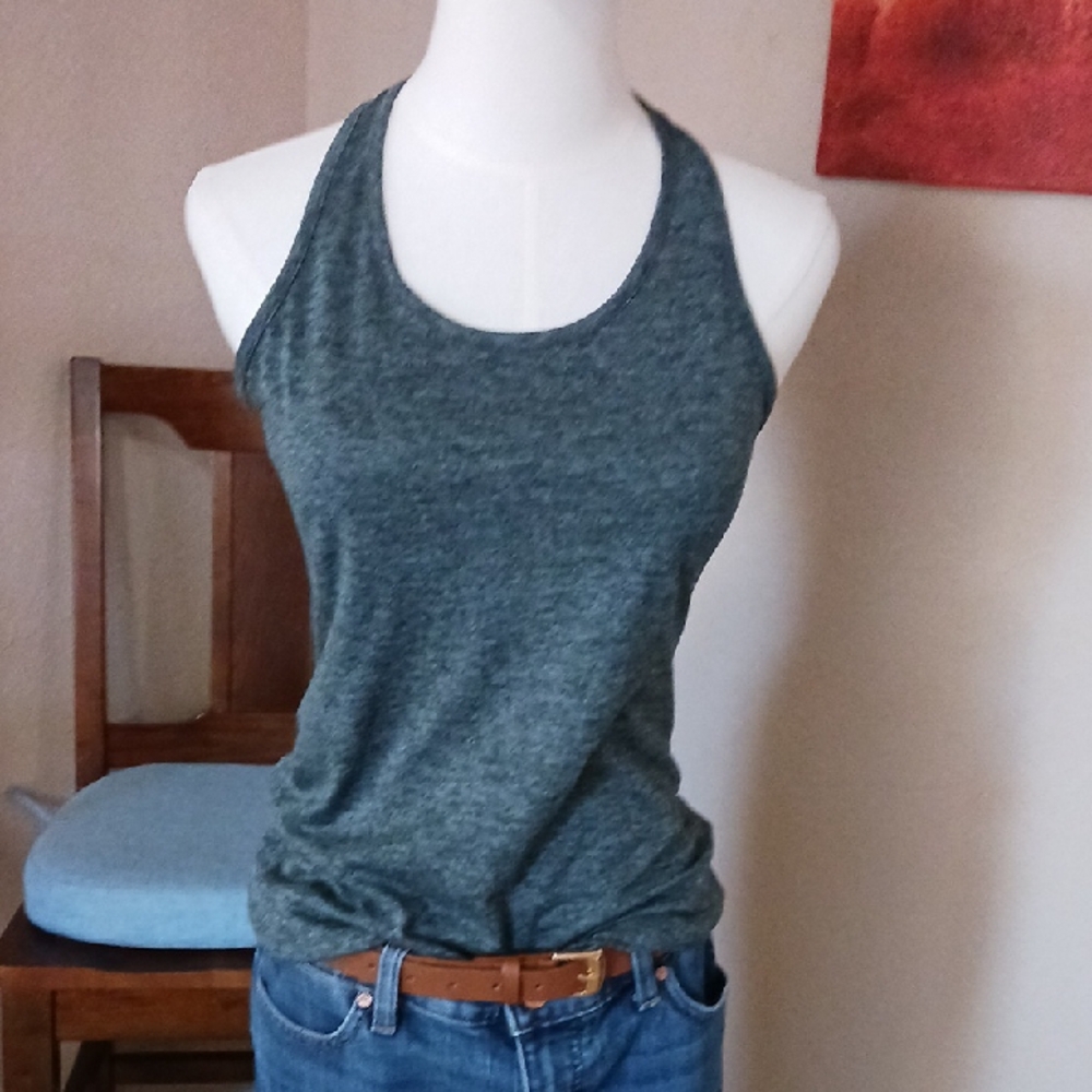 Nike Dri-Fit Women's Racerback Tank Top - Gray
